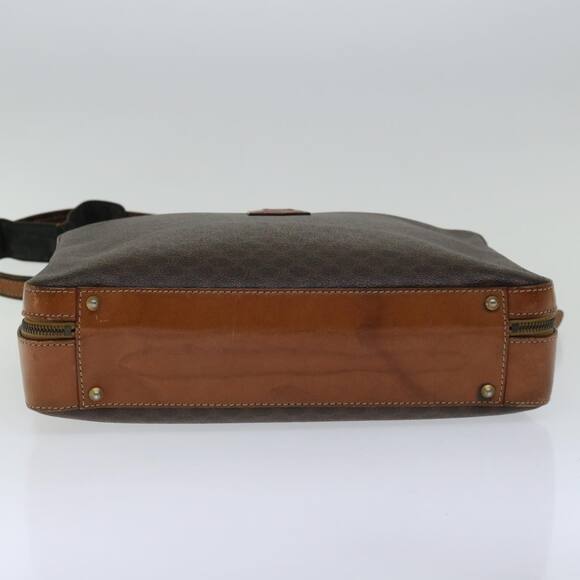 CELINE Macadam Canvas Hand Bag Pvc Brown - Picture 8 of 13